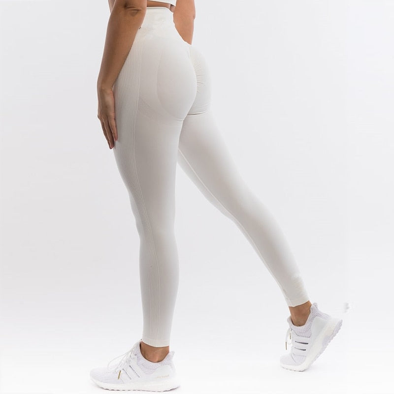 High Waist Seamless Yoga Pants Sports Leggings For Women's Workout Slim Gym