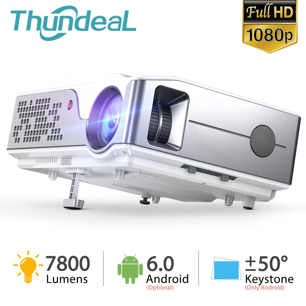 ThundeaL Full HD Projector Native 1920 x 1080P WiFi Android Projector