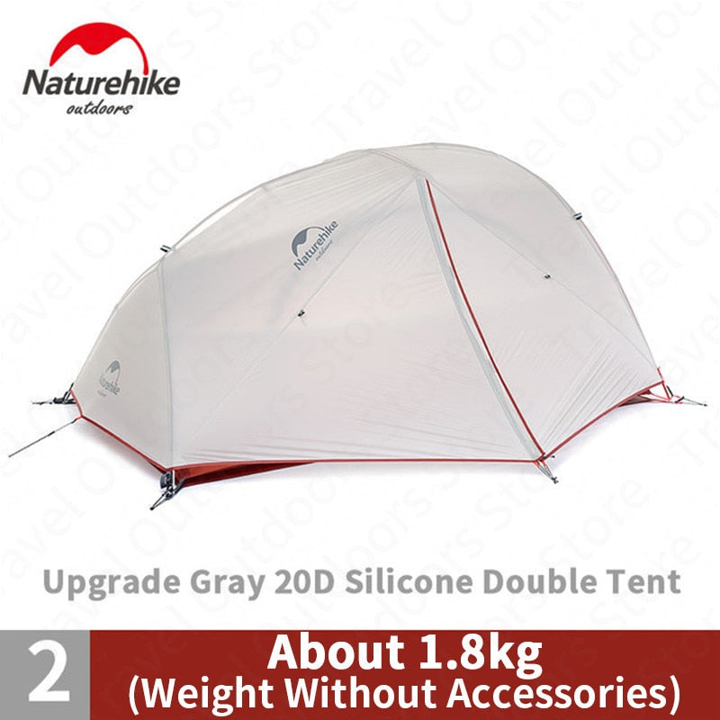 Naturehike 2 Person Ultralight Tent Upgraded Star River Camping Tent 20D Silicone