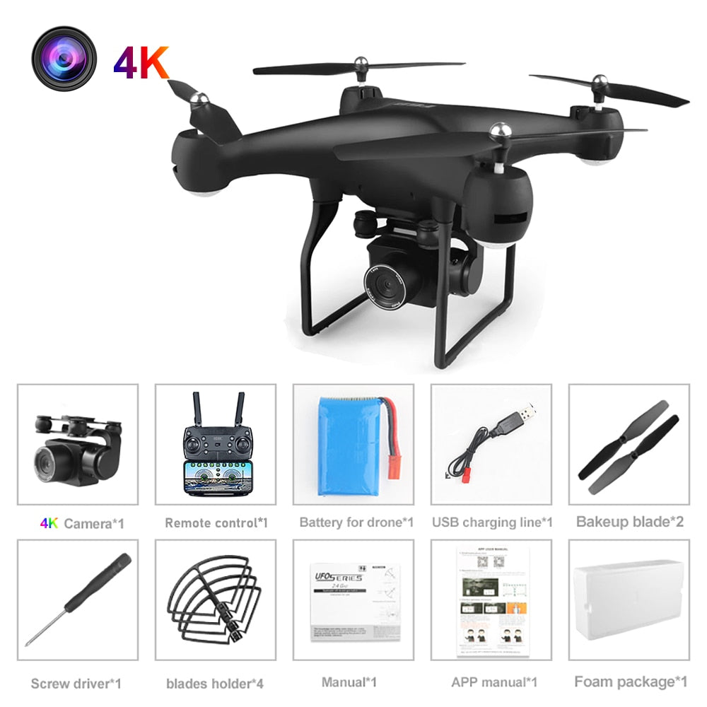 Aerial Photography RC Drone UAV FPV with 4K HD Pixel Camera Remote Control 4-Axis Quadcopter Aircraft