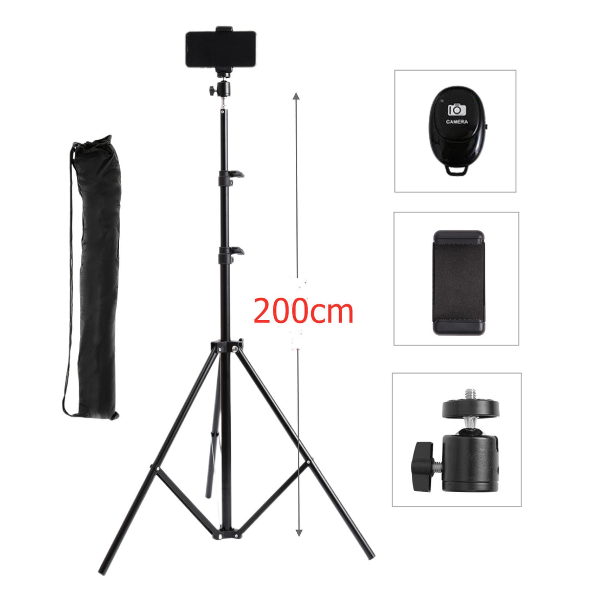 160 200cm Photography Tripod Strong Light Stands For Photo Studio Relfectors Softbox Light stands