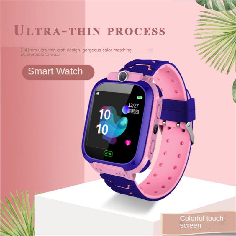 Kids Smart Watch 2022 New SOS Smartwatch For Children Sim Card LBS Location Photo