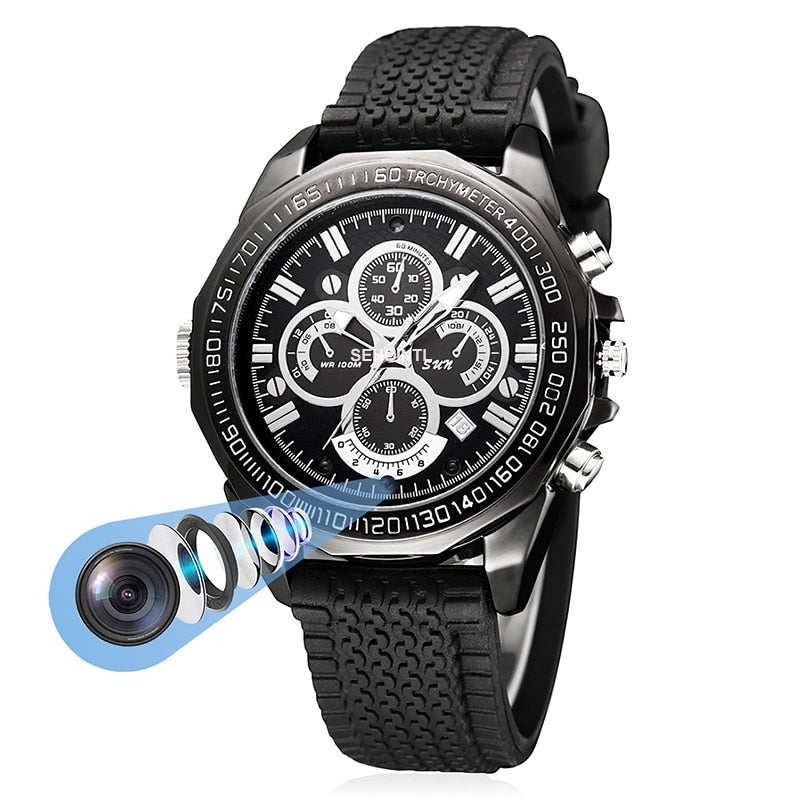 SEHOINTL Full HD 1080P Mini Camera Watch with IR NightVision Motion Detection Wireless