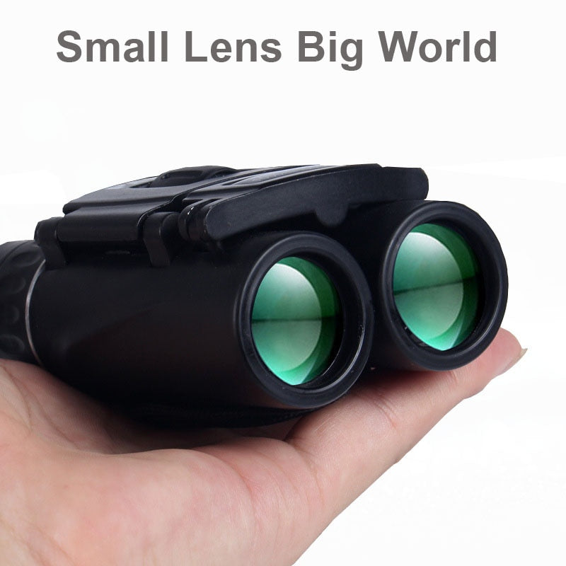 40x22 HD Powerful Binoculars 2000M Long Range Folding Mini Telescope BAK4 FMC Optics For Hunting