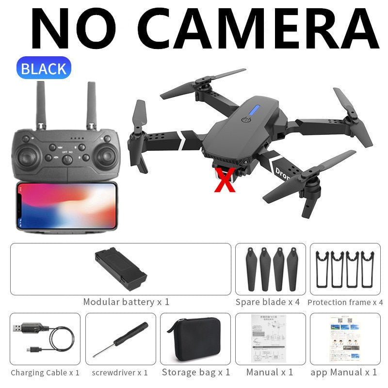 NEW Drone 4k profession HD Wide Angle Camera 1080P WiFi fpv Dual Camera Height Keep Drones Camera