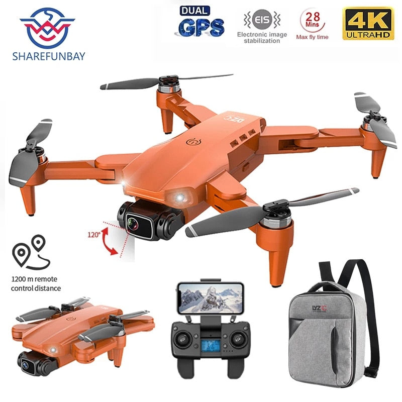 2022 New L900 Pro Drone 4K Professional HD Camera  Brushless Foldable Quadcopter RC Distance 1.2KM