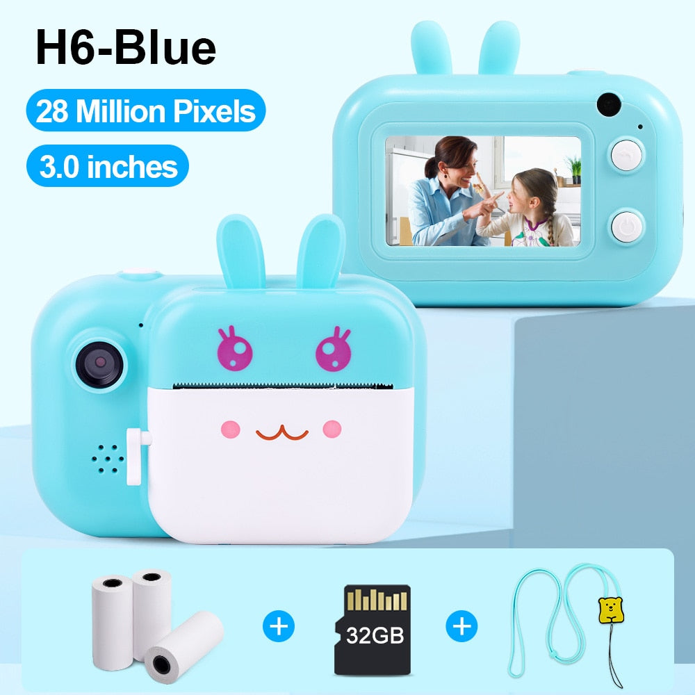 Minibear Children Camera For Kids Instant Camera Digital Video Camera For Children