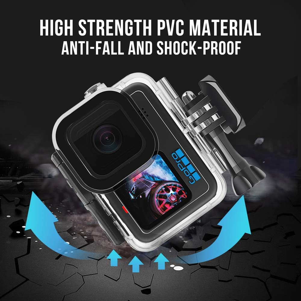 Waterproof Case for GoPro Hero 10 9 Black Accessories 60M Diving Housing Cover Protector