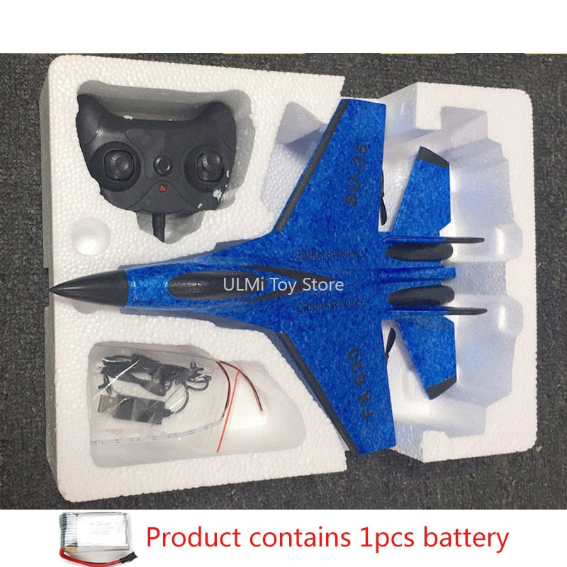 SU-35 RC Remote Control Airplane 2.4G Remote Control Fighter Hobby Plane Glider