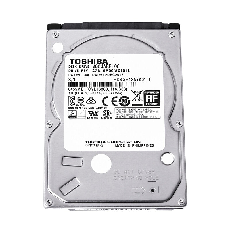 Toshiba 500GB 1TB 2TB HDD Laptop 2.5 SATA III HD Notebook 500G 1T 2T Internal Hard Drive Disk 2.5