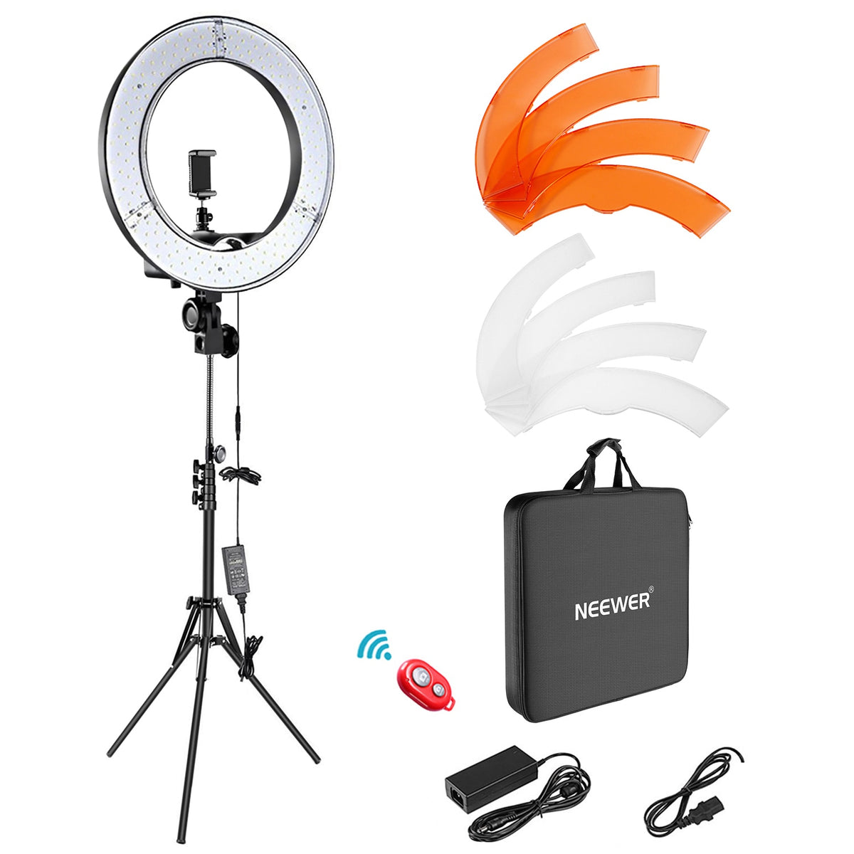 Neewer 18-inch Outer Dimmable SMD LED Ring Light Lighting Kit  for Camera Photo Shooting